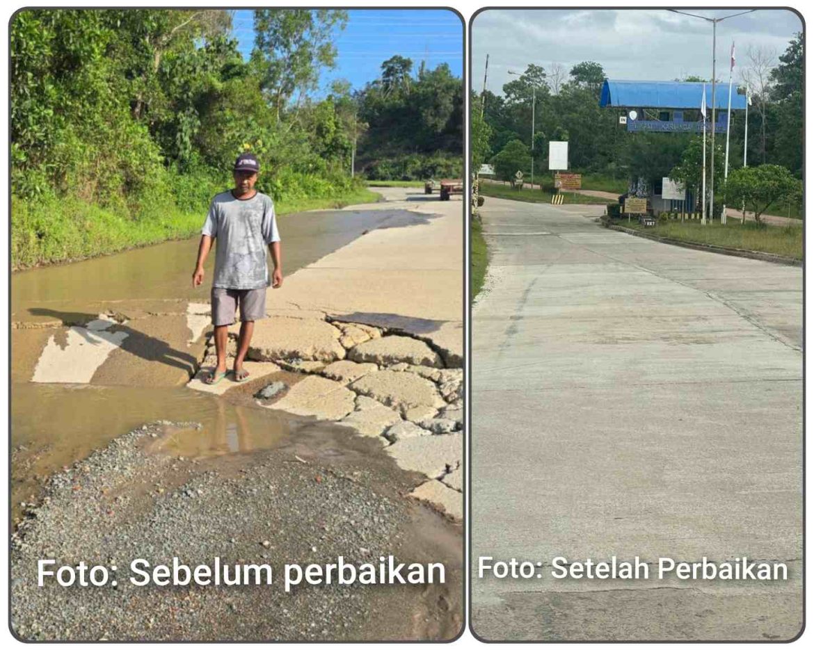 Berkat Dukungan Stakeholder Akses Jalan ke Pelabuhan Kariangau Membaik, PT KKT: Kelancaran Logistik Kini Lebih Optimal.