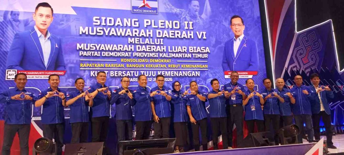 Bambang Soepriyadi Nahkodai Demokrat Kaltim Secara Aklamasi, Bidik Penguatan Kursi DPRD hingga Tingkat Daerah
